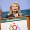 Hillary Clinton prend la parole pour l'ouverture de la 19e Conférence internationale sur le sida, le 23 juillet 2012.