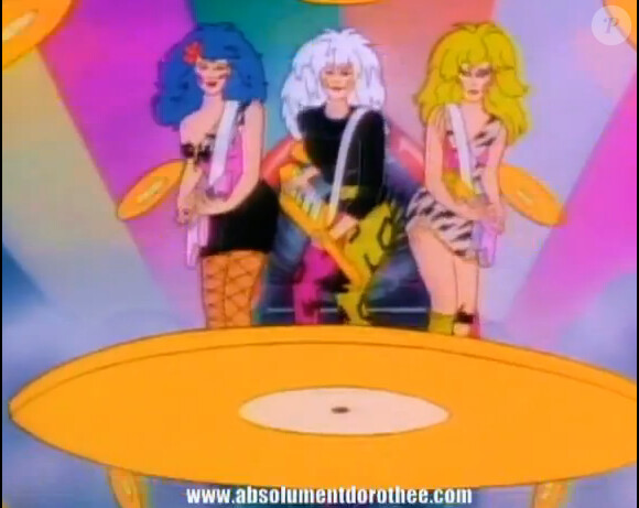 Vidéo : Générique de Jem et les hologrammes diffusé dans le Club