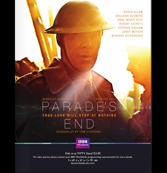 Parade's End avec Benedict Cumberbatch et Rebecca Hall.