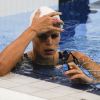 Laure Manaudou le 29 juillet 2012 à l'Aquatics Center de Londres lors des Jeux olympiques 2012