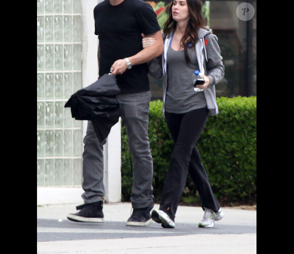 Megan Fox et son mari Brian Austin Green le 22 avril 2012