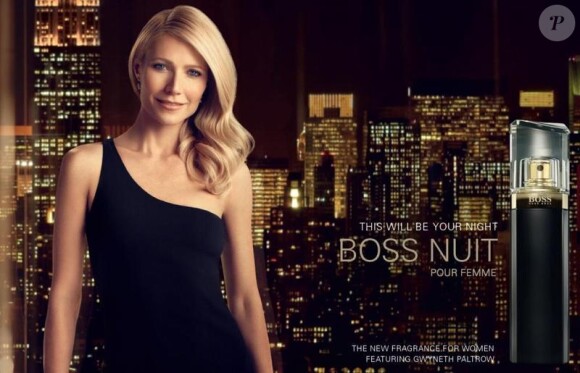 Gwyneth Paltrow dans la campagne Boss Nuit