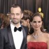 Natalie Portman et Benjamin Millepied lors des Oscars 2012
