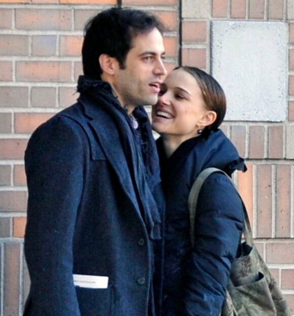 Natalie Portman et Benjamin Millepied, au début de leur idylle, en janvier 2010 à New York