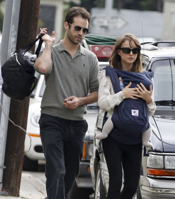 Natalie Portman et Benjamin Millepied à Los Angeles le 14 janvier 2012