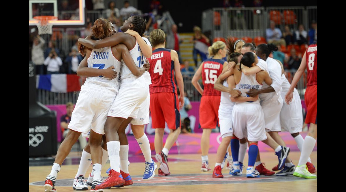 Photo Les filles de l'équipe de France jubilent après avoir obtenu