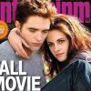 Kristen Stewart et Robert Pattinson en couverture d'Entertainment Weekly. Août 2012.