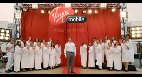 Doug Pitt dans la pub Virgin Mobile Australia - août 2012