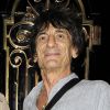 Ronnie Wood, 65 ans, était le 13 août 2012 de sortie en dîner romantique avec sa compagne Sally Humphreys, 34 ans, chez Scott's, dans Mayfair à Londres.