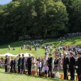 La famille princière de Liechtenstein célébrait le 15 août 2012 autour du prince Hans Adam II et du prince héritier Aloïs la Fête nationale de la principauté.