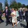 La famille princière de Liechtenstein célébrait le 15 août 2012 autour du prince Hans Adam II et du prince héritier Aloïs la Fête nationale de la principauté.