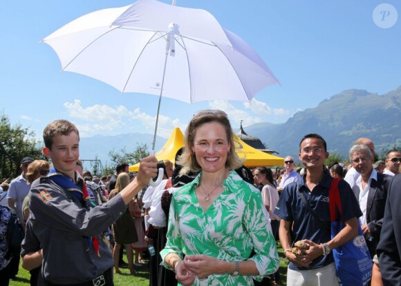 La princesse Sophie. La famille princière de Liechtenstein célébrait le 15 août 2012 autour du prince Hans Adam II et du prince héritier Aloïs la Fête nationale de la principauté.