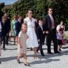 La famille princière de Liechtenstein célébrait le 15 août 2012 autour du prince Hans Adam II et du prince héritier Aloïs la Fête nationale de la principauté.