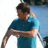 Michael C. Hall sur le tournage de la saison 7 de Dexter à Long Beach, Californie, le 20 août 2012.