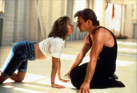 Jennifer Grey et Patrick Swayze dansent dans Dirty Dancing (1987).