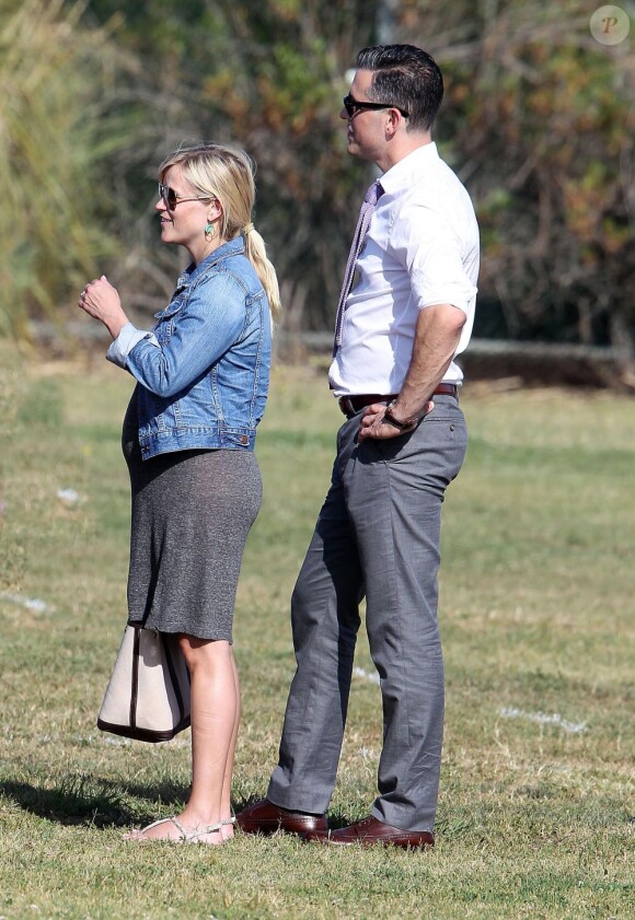 Reese Witherspoon et son mari Jim Toth en juin 2012.