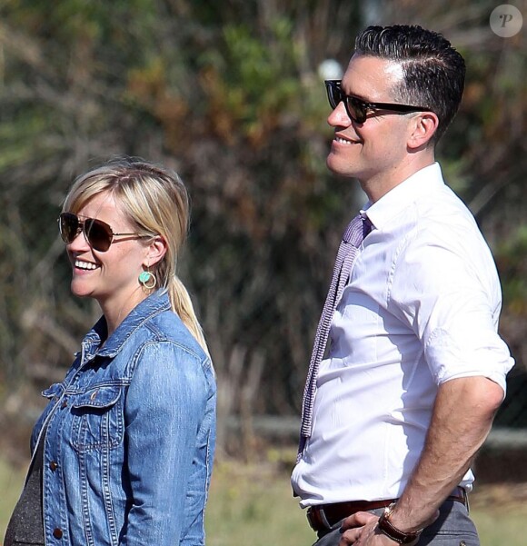 Reese Witherspoon et son mari Jim Toth en juin 2012.