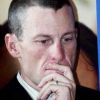 Lance Armstrong lors d'une conférence de presse à Paris en juillet 2003