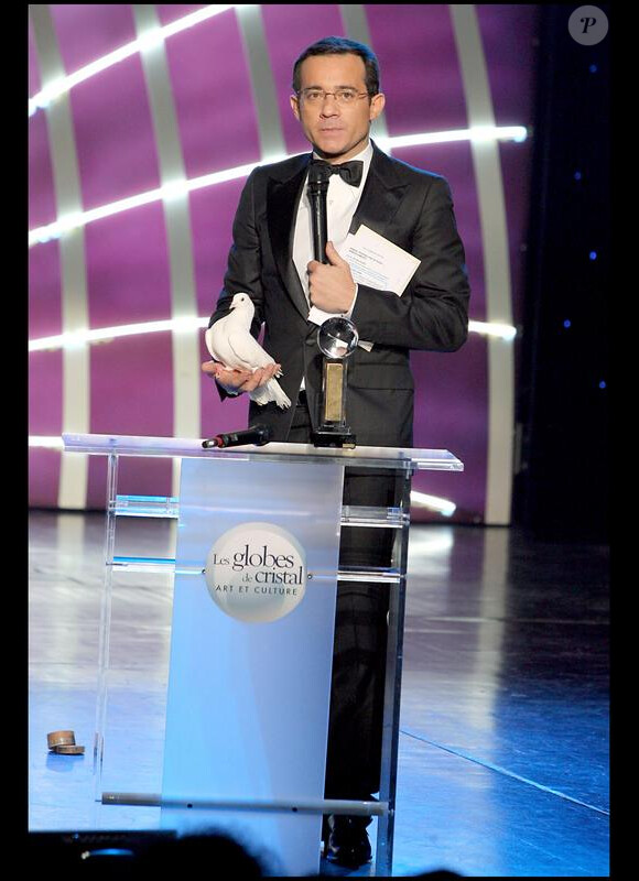 Jean-Luc Delarue lors des Globes de Cristal en 2009