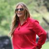 Nicole Eggert et sa fille Keegan dans un parc de Beverly Hills, le 23 août 2012.