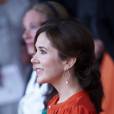 La princesse Mary de Danemark au Musée du Design danois de Copenhague le 24 août 2012 pour la remise des Prix Saint Loye.
