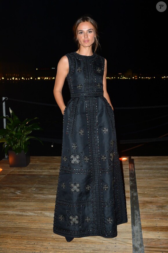 Kasia Smutniak lors de la soirée Vogue Party à Venise le 28 août 2012