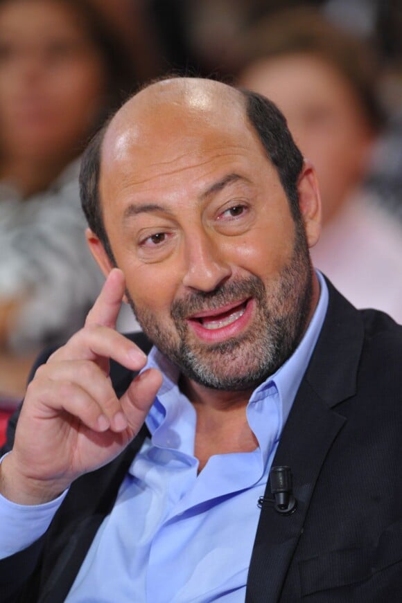Kad Merad lors de l'enregistrement de l'émission Vivement dimanche sur France 2 diffusé le 2 septembre 2012