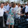 La reine Sofia d'Espagne lors des célébrations du 25e anniversaire du Proyecto Hombre Baleares à Majorque, le 30 août 2012