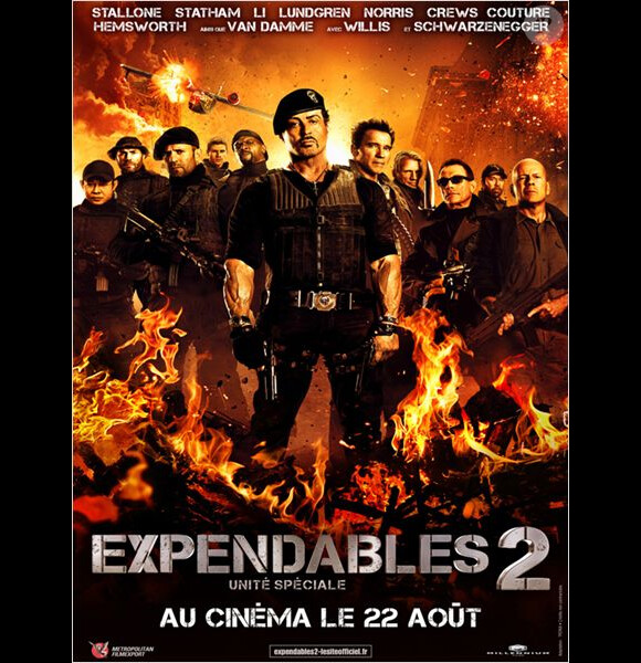 Affiche du film Expendables 2 : unité spéciale
