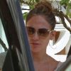 Jennifer Lopez quitte le Ritz-Carlton et la ville de Miami. Le 2 septembre 2012.