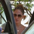 Jennifer Lopez quitte le Ritz-Carlton et la ville de Miami. Le 2 septembre 2012.