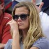Brooklyn Decker était en larmes après la défaite de son mari Andy Roddick en huitièmes de finale de l'US Open, défaite qui le pousse vers la retraite, le 5 septembre 2012 à New York