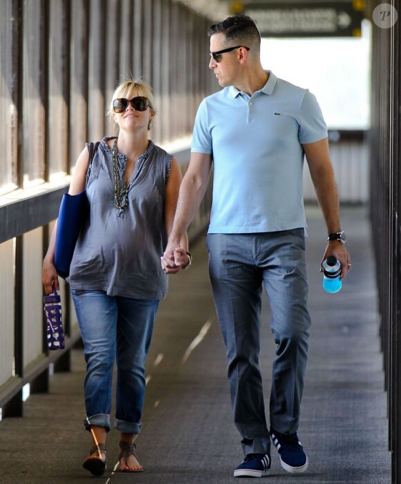 L'actrice Reese Witherspoon et Jim Toth à Santa Monica, le 4 septembre 2012.
