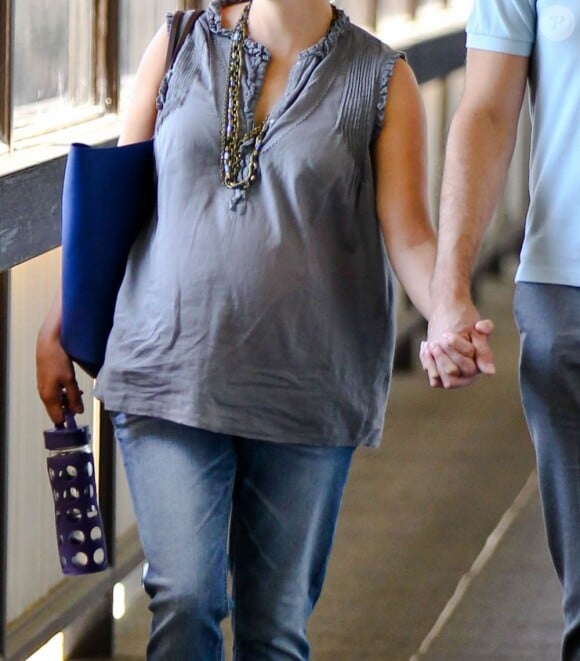 Reese Witherspoon devrait bientôt accoucher. Ici à Santa Monica, le 4 septembre 2012.