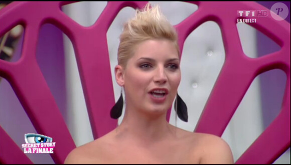 Nadège lors de la finale de Secret Story 6, vendredi 7 septembre 2012 sur TF1
