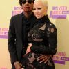 Amber Rose enceinte et son chéri Wiz Khalifa aux MTV Video Music Awards 2012 à Los Angeles le 6 septembre 2012
