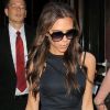 Victoria Beckham quitte le restaurant Balthazar après un déjeuner avec son mari David Beckham et leur fille Harper. New York, le 9 septembre 2012.