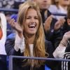 Kim Sears heureuse après la victoire de son homme Andy Murray en finale de l'US Open sur Novak Djokovic le 10 septembre 2012 à New York