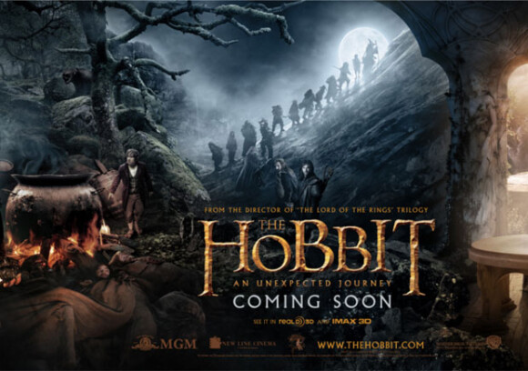 Un clair de lune du Hobbit : Un voyage inattendu de Peter Jackson, en salles le 12 décembre.