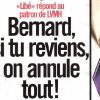Bernard Arnault porte plainte, alros Libération lui répond mardi 11 septembre : "Bernard, si tu reviens, on annule tout !"