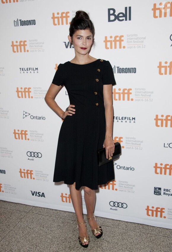 Audrey Tautou à la première de Thérèse Desqueyroux au Festival International du Film de Toronto (TIFF) le 11 septembre 2012.