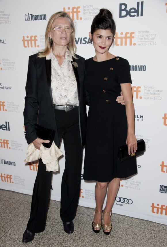 Audrey Tautou et Annie Miller à la première de Thérèse Desqueyroux au Festival International du Film de Toronto (TIFF) le 11 septembre 2012.