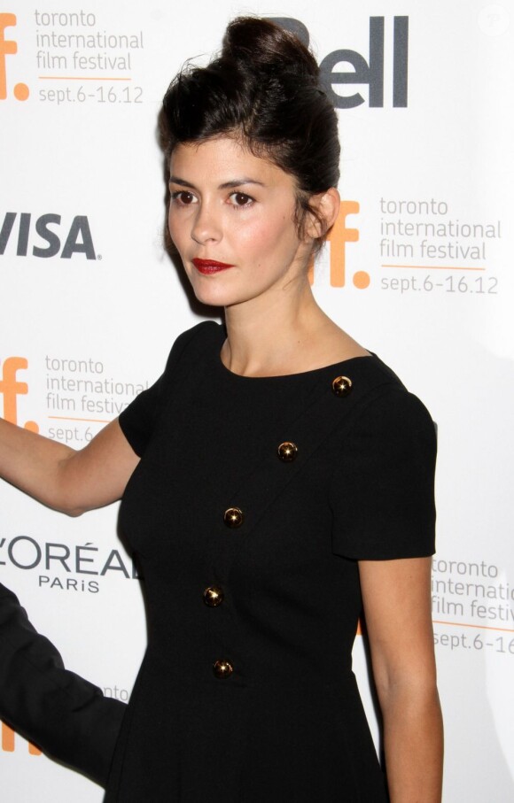 Audrey Tautou à la première de Thérèse Desqueyroux au Festival International du Film de Toronto (TIFF) le 11 septembre 2012.