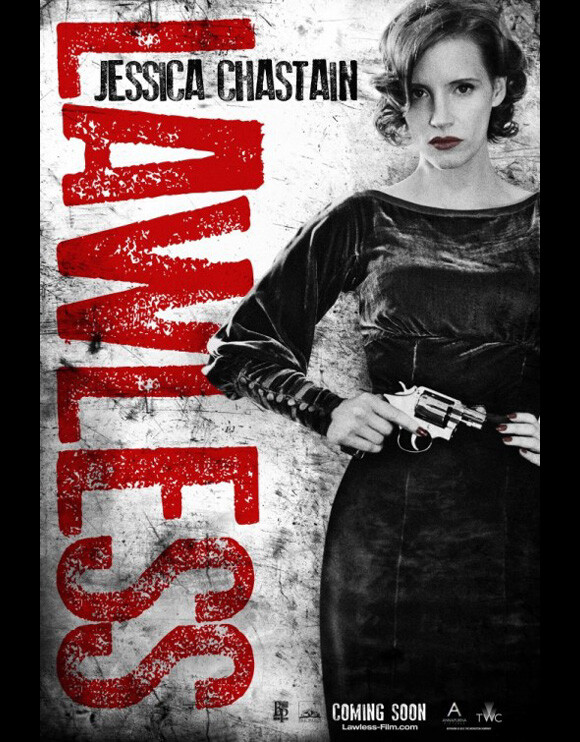 Jessica Chastain dans Des hommes sans loi de John Hillcoat.