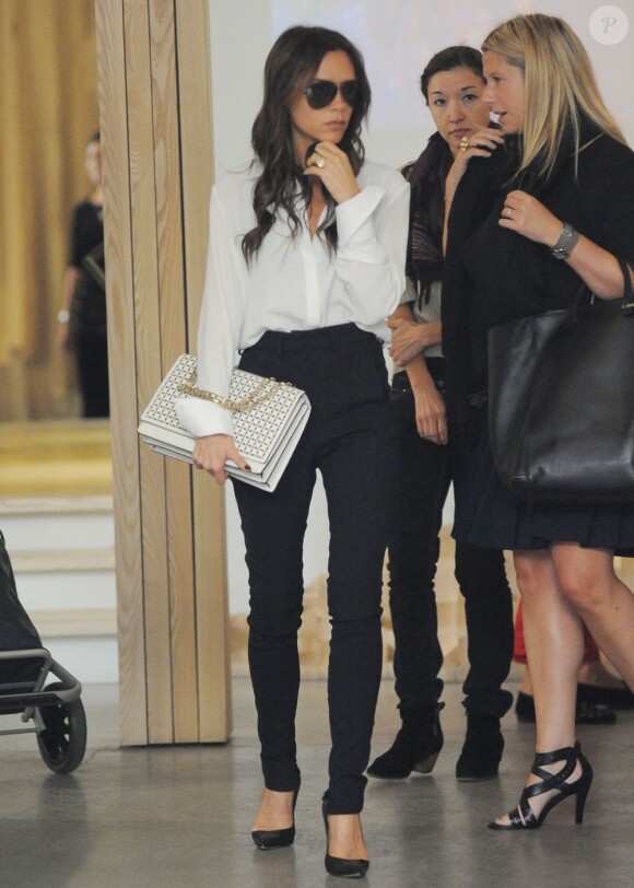 Victoria Beckham fait du shopping dans la boutique Isabel Marant. New York, le 11 septembre 2012.