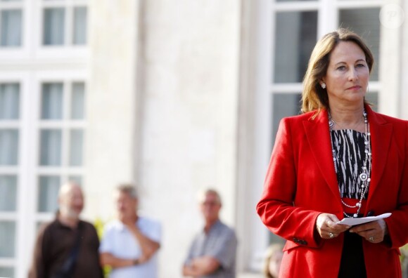 Ségolène Royal le jour de sa défaite aux législatives à La Rochelle, le 17 juin 2012.