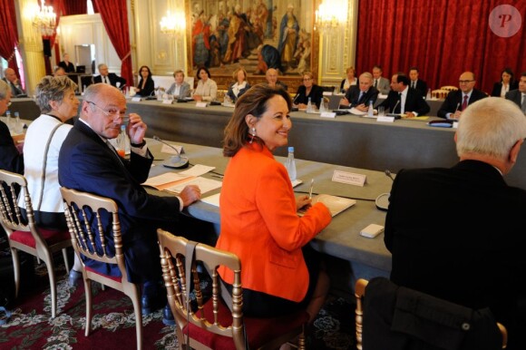 Ségolène Royal fait sa rentrée à l'Elysée lors d'une réunion des présidents de conseils régionaux, le 12 septembre 2012.