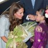 Kate Middleton lors de son étape malaise du séjour en Asie du Sud-Est avec son époux le prince William le 13 septembre 2012 à Kuala Lumpur