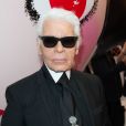 Karl Lagerfeld, directeur artistique de la maison Chanel.