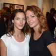 Elodie Varlet et Dounia Coesens de Plus Belle La Vie à la soirée organisée par Nicolas Feuillatte. Septembre 2012
